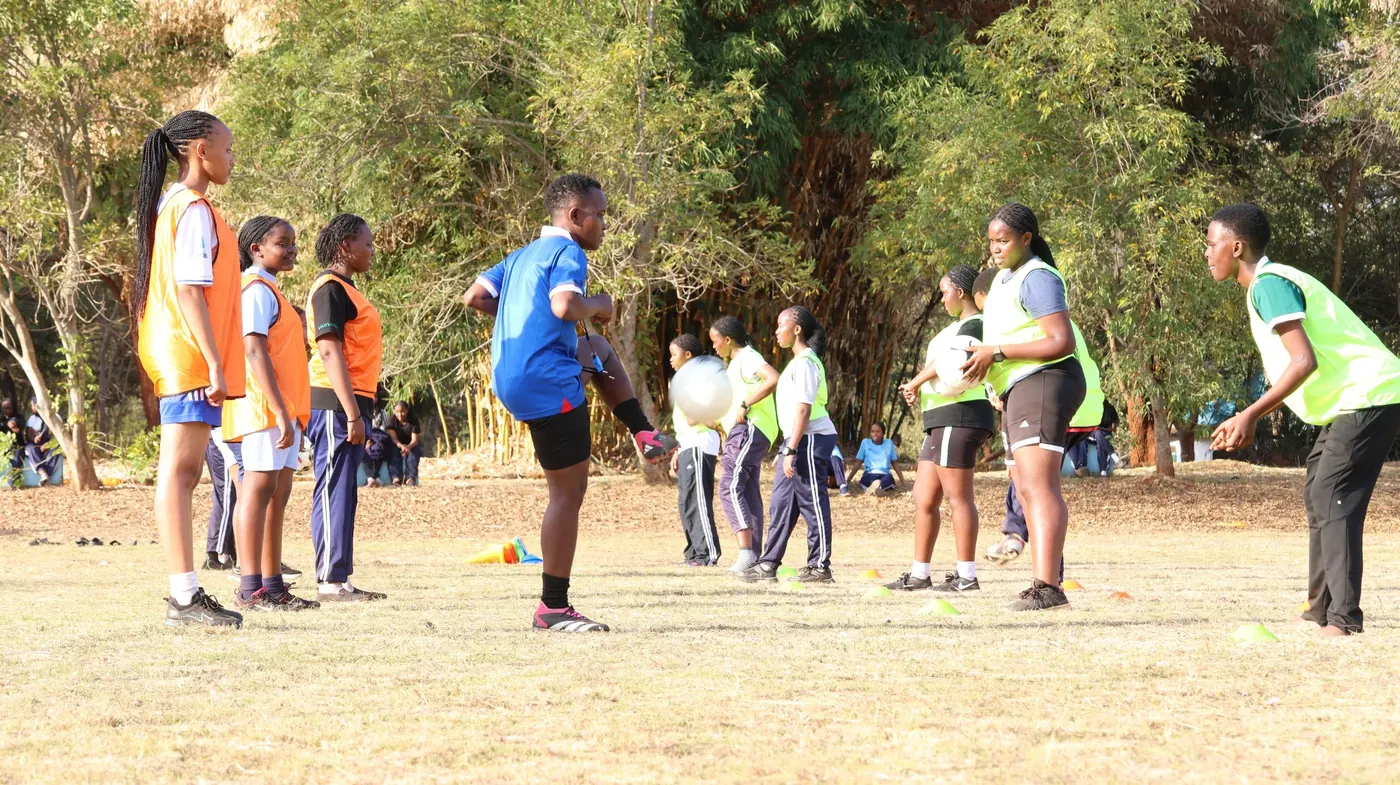 Technical football drill